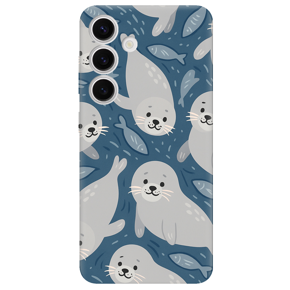 Чохол для Samsung Galaxy S25 Морські котики - фото 1 - Чохли для телефонів