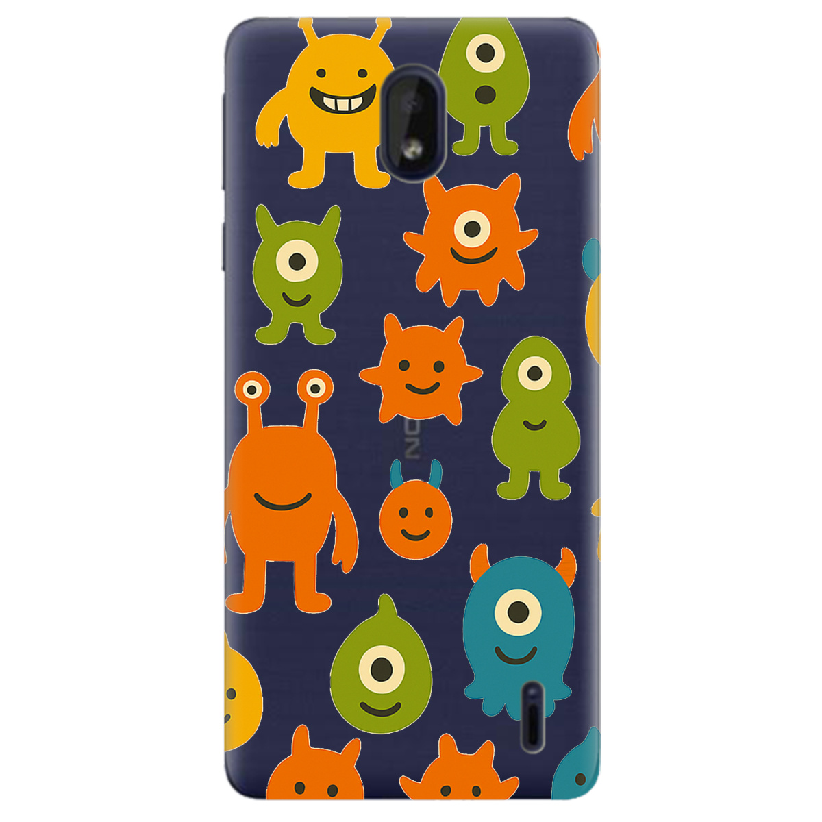 Чохол для Nokia 1 Plus Мої монстри - фото 1 - Чохли для телефонів