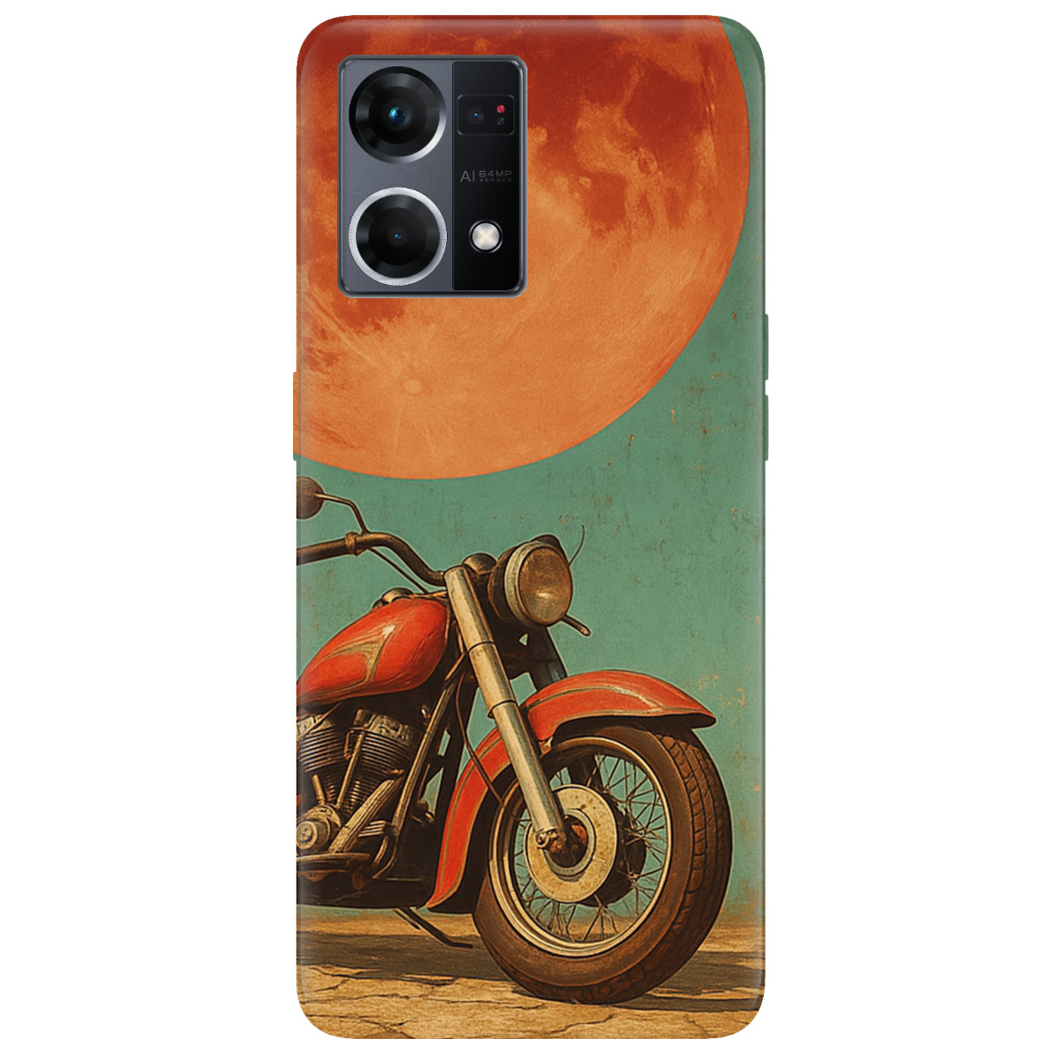 Чехол для Oppo Reno  7 4G Путь к луне - фото 1 Чехол для Oppo Reno  7 4G Путь к луне - фото 1 - Чехлы для телефонов