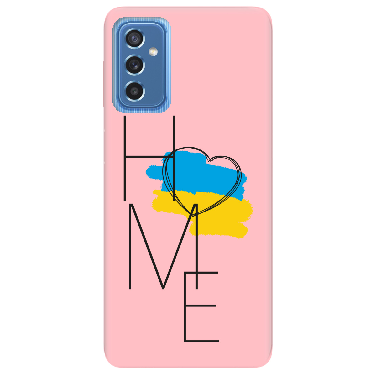 Чехол для Samsung Galaxy M52 нежно-розовый матовый soft touch Home - фото 1 - Чехлы для телефонов