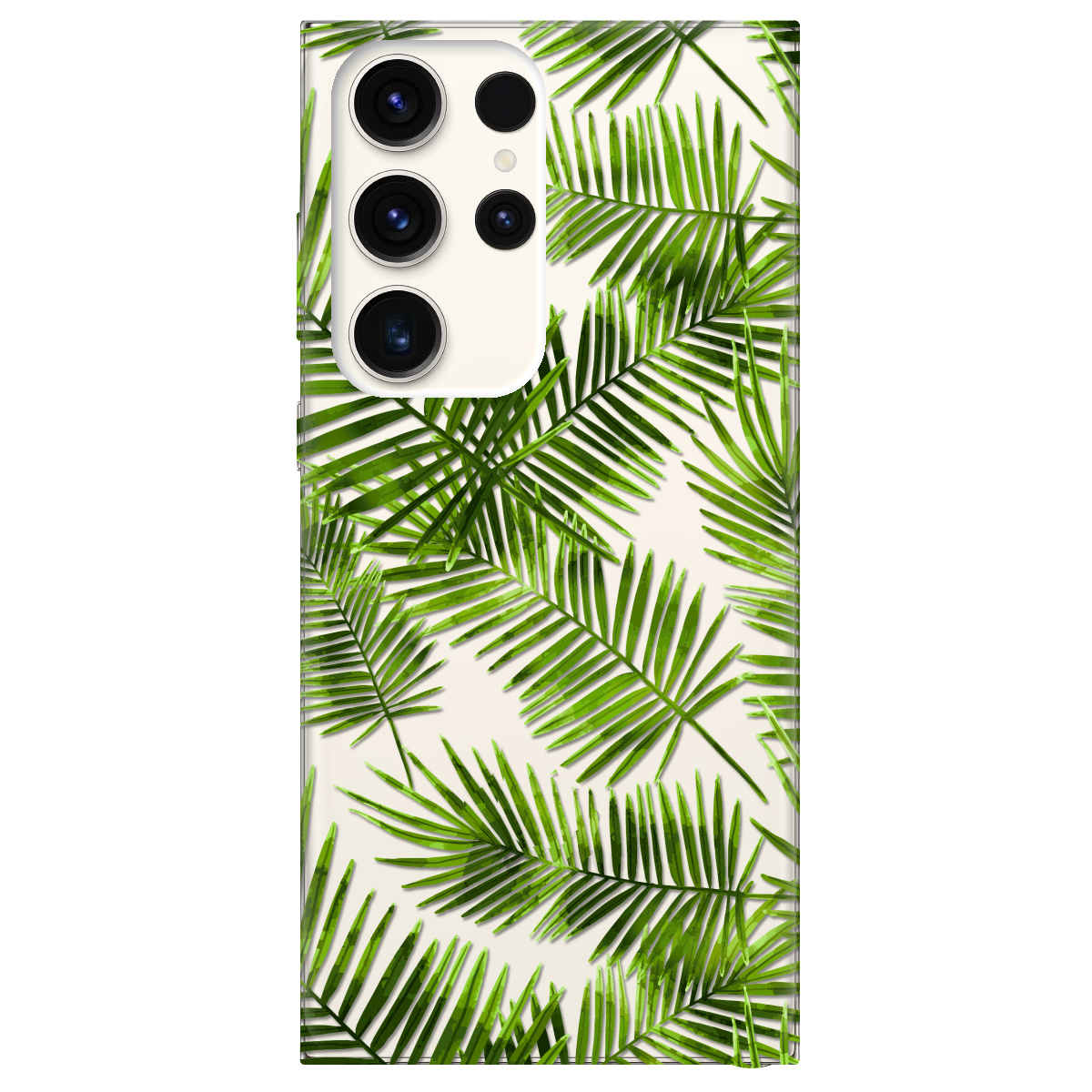 Чохол для Samsung Galaxy S24 Ultra прозорий Palm - фото 1 - Чохли для телефонів