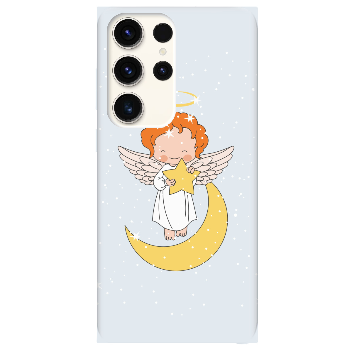 Чохол для Samsung Galaxy S24 Ultra прозорий Angel - фото 1 - Чохли для телефонів