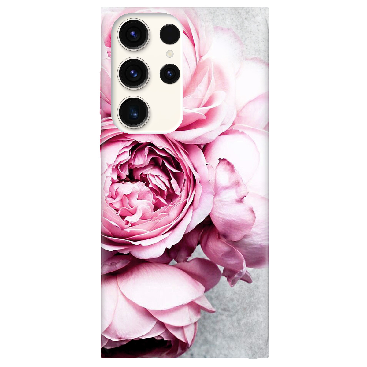 Чехол для Samsung Galaxy S24 Ultra прозрачный Peony - фото 1 - Чехлы для телефонов