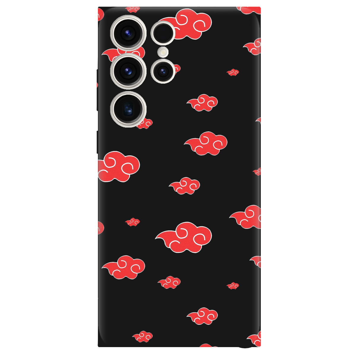 Чохол для Samsung Galaxy S24 Ultra чорний матовий soft touch Akatsuki - фото 1 - Чохли для телефонів