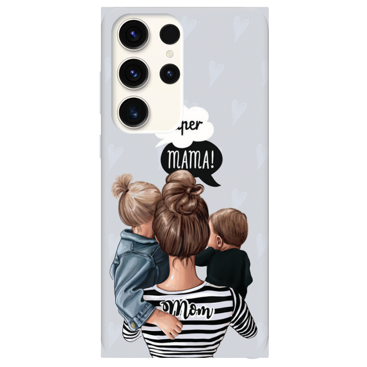 Чехол для Samsung Galaxy S24 Ultra прозрачный Super Mama - фото 1 - Чехлы для телефонов