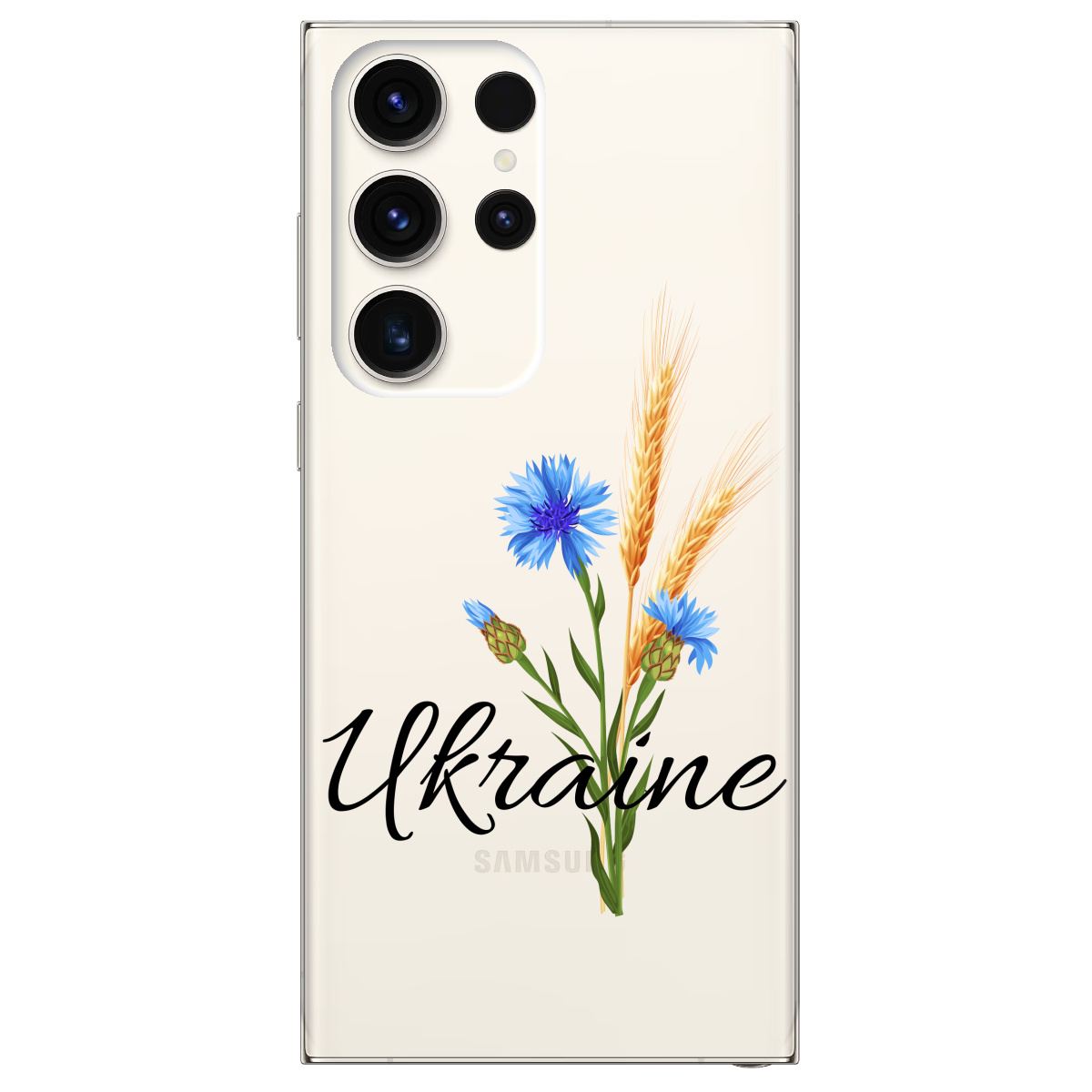 Чохол для Samsung Galaxy S24 Ultra прозорий Незалежна Україна - фото 1 - Чохли для телефонів