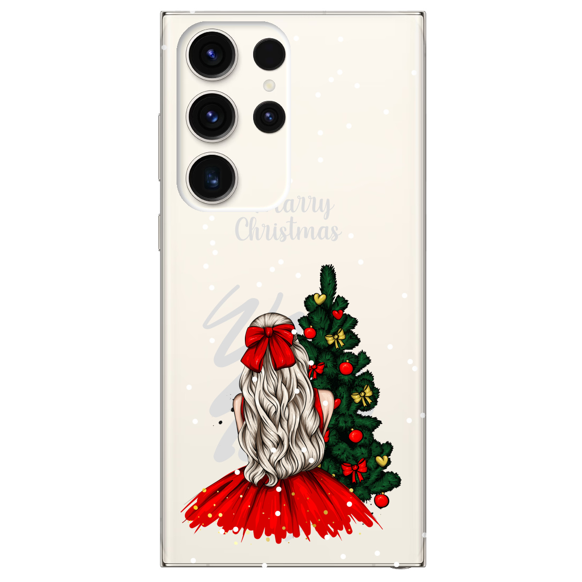 Чохол для Samsung Galaxy S24 Ultra прозорий Beautiful christmas - фото 1 - Чохли для телефонів