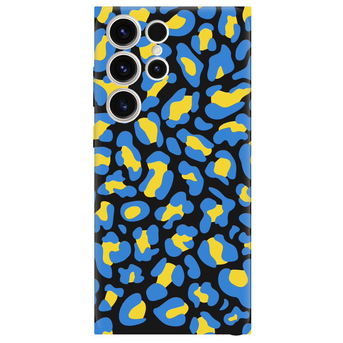 Чехол для Samsung Galaxy S24 Ultra черный матовый soft touch LeopardUA - фото 1 - Чехлы для телефонов