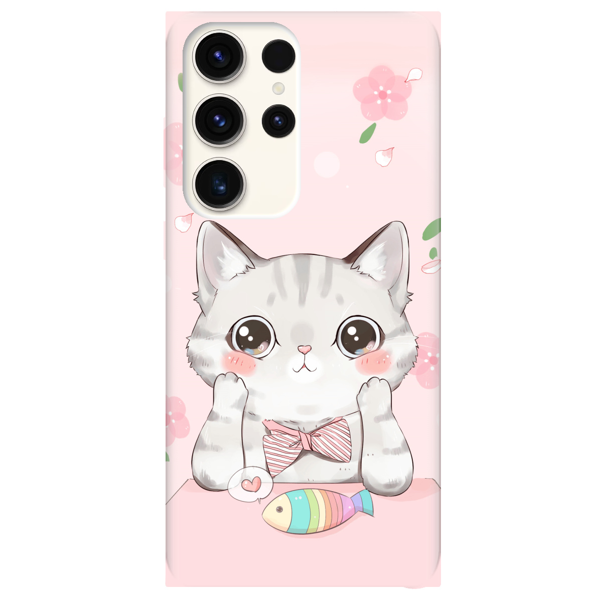 Чохол для Samsung Galaxy S24 Ultra прозорий Kitty Cat - фото 1 - Чохли для телефонів