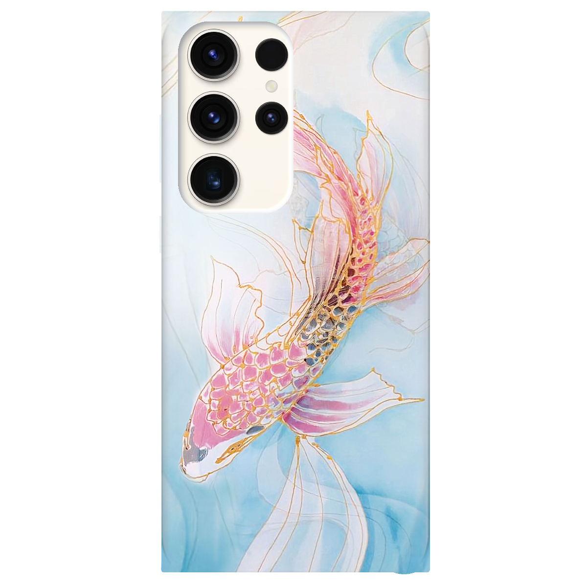 Чохол для Samsung Galaxy S24 Ultra прозорий Art fish - фото 1 - Чохли для телефонів