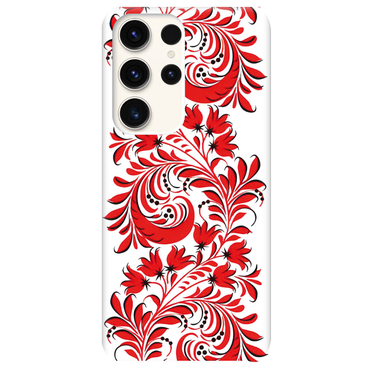 Чохол для Samsung Galaxy S24 Ultra прозорий Love Ukraine ornament - фото 1 - Чохли для телефонів