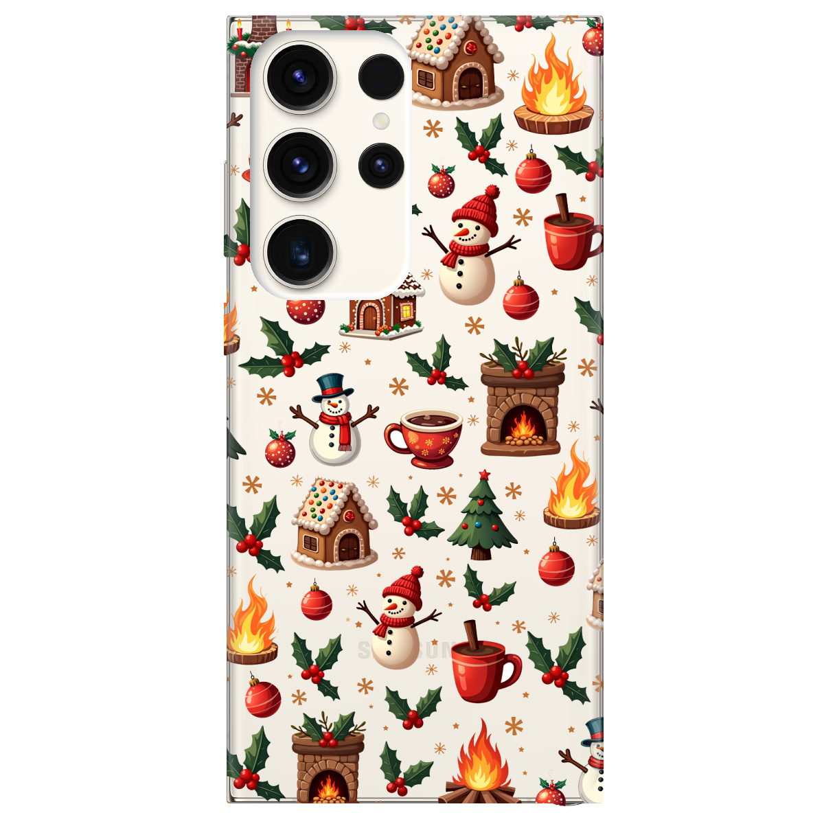 Чохол для Samsung Galaxy S24 Ultra прозорий Festive Glow - фото 1 - Чохли для телефонів