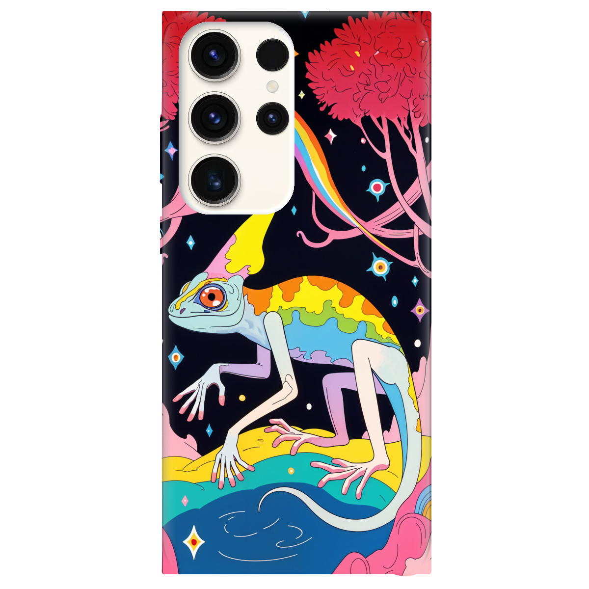 Чехол для Samsung Galaxy S24 Ultra прозрачный Cosmic Chameleon - фото 1 - Чехлы для телефонов