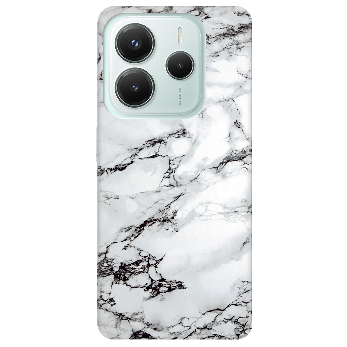 Чохол для Xiaomi Redmi Note 14 5G прозорий Мармур - фото 1 - Чохли для телефонів