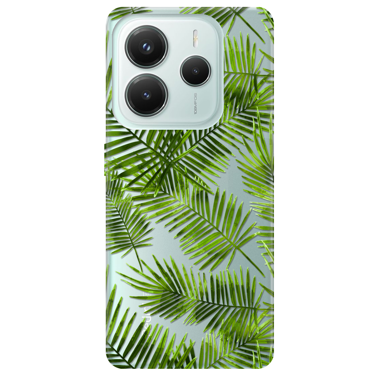 Чохол для Xiaomi Redmi Note 14 5G прозорий Palm - фото 1 - Чохли для телефонів