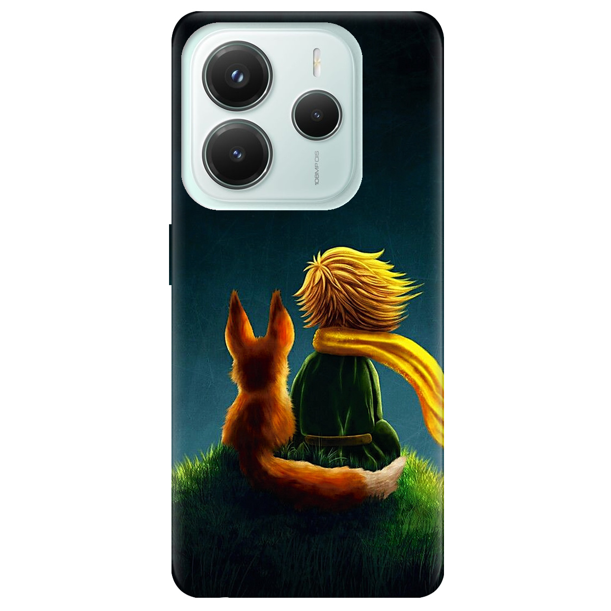 Чехол для Xiaomi Redmi Note 14 5G прозрачный Moonlight - фото 1 - Чехлы для телефонов