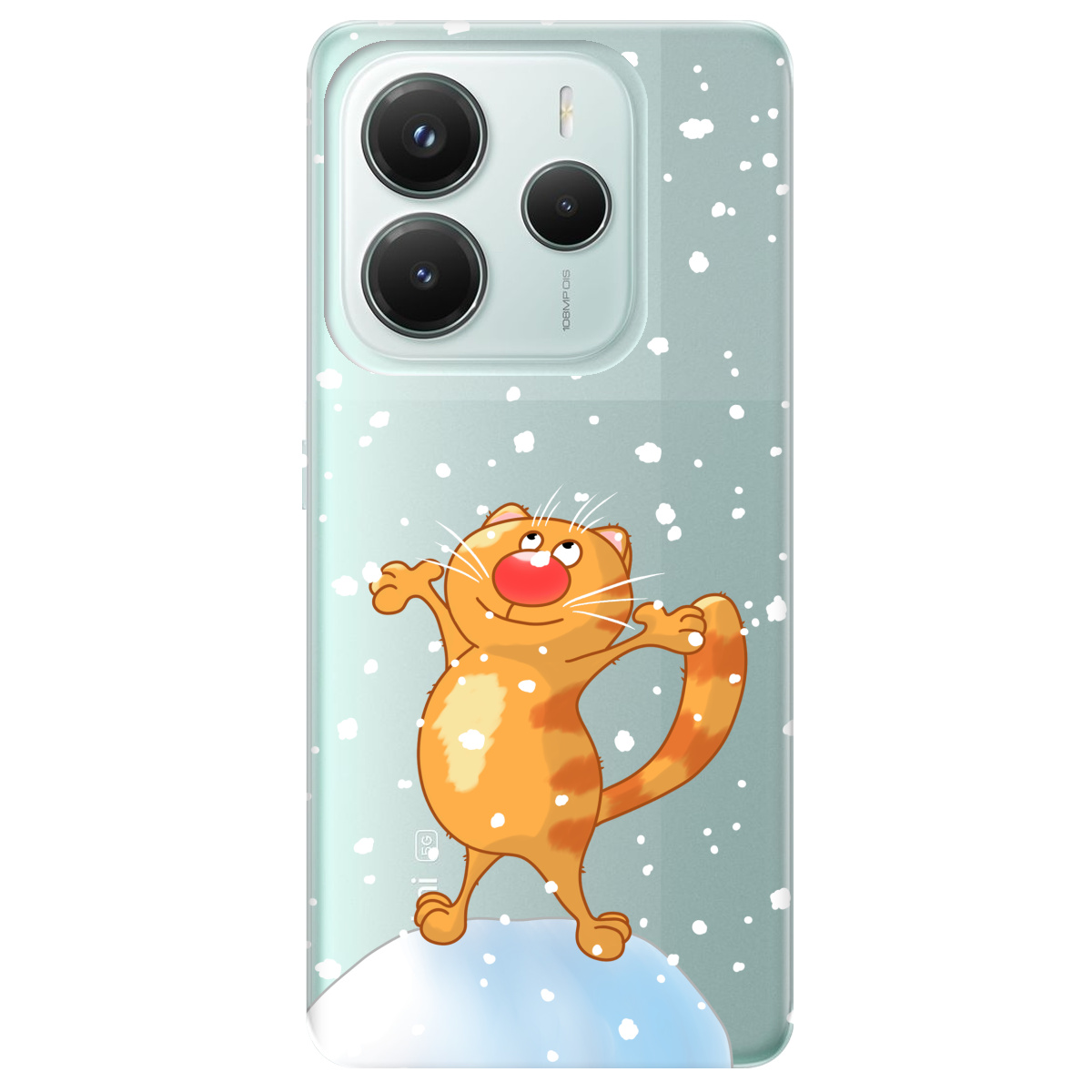 Чохол для Xiaomi Redmi Note 14 5G прозорий Be Happy - фото 1 Чохол для Xiaomi Redmi Note 14 5G прозорий Be Happy - фото 1 - Чохли для телефонів