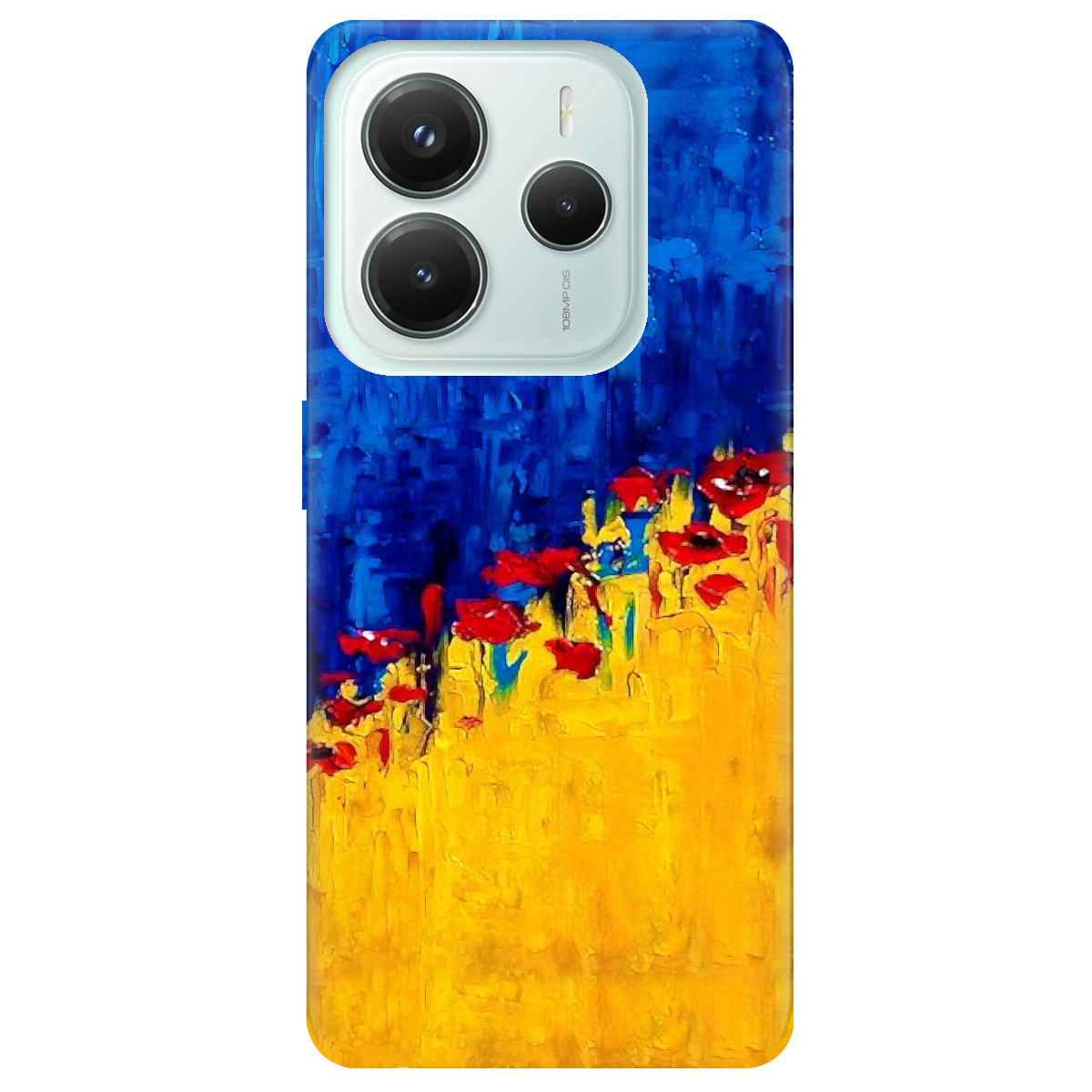 Чехол для Xiaomi Redmi Note 14 5G прозрачный Маки - фото 1 Чехол для Xiaomi Redmi Note 14 5G прозрачный Маки - фото 1 - Чехлы для телефонов
