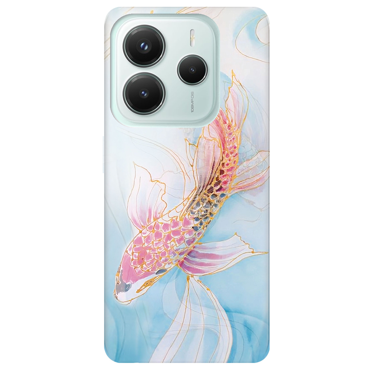 Чохол для Xiaomi Redmi Note 14 5G прозорий Art fish - фото 1 - Чохли для телефонів