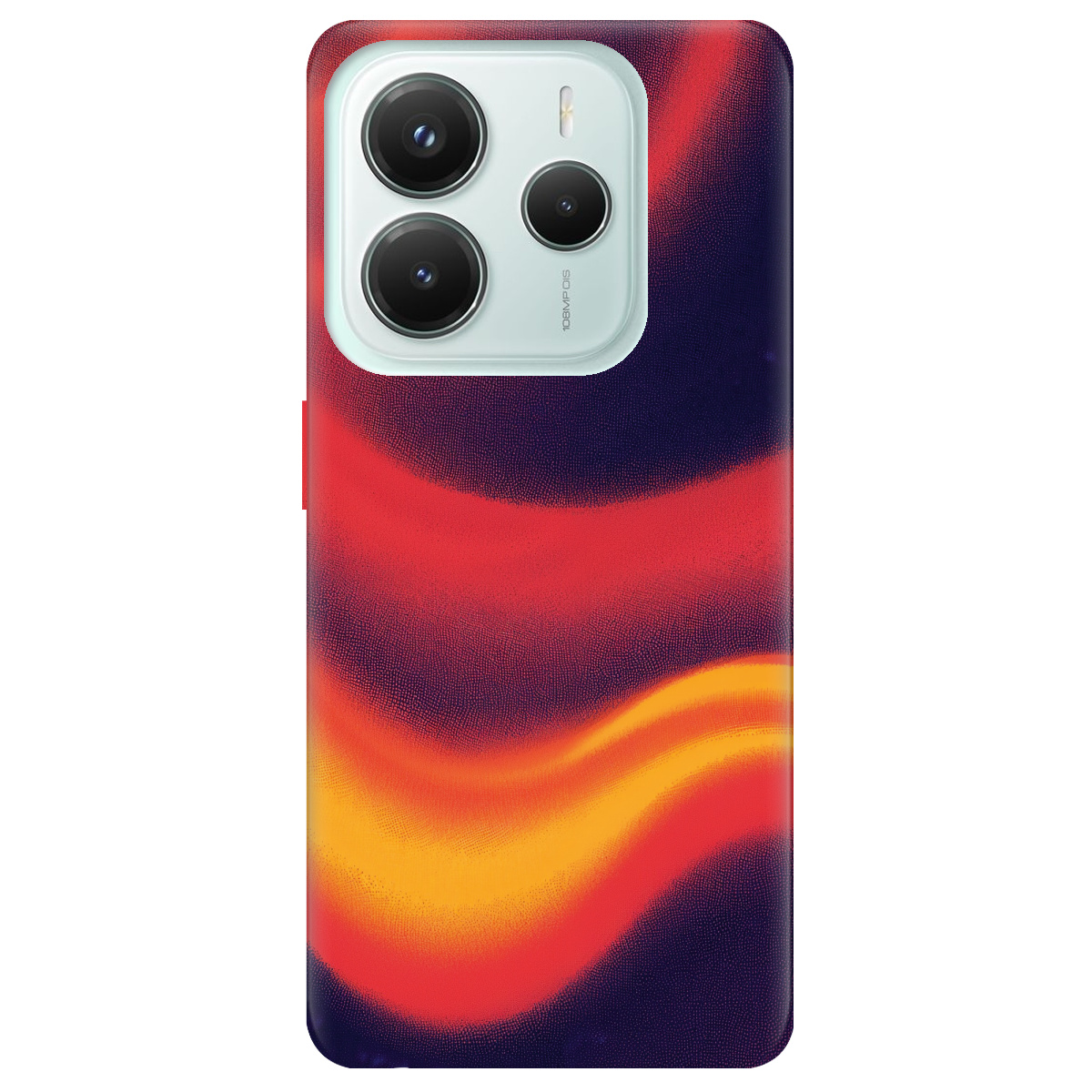 Чохол для Xiaomi Redmi Note 14 5G прозорий Fiery Waves - фото 1 - Чохли для телефонів