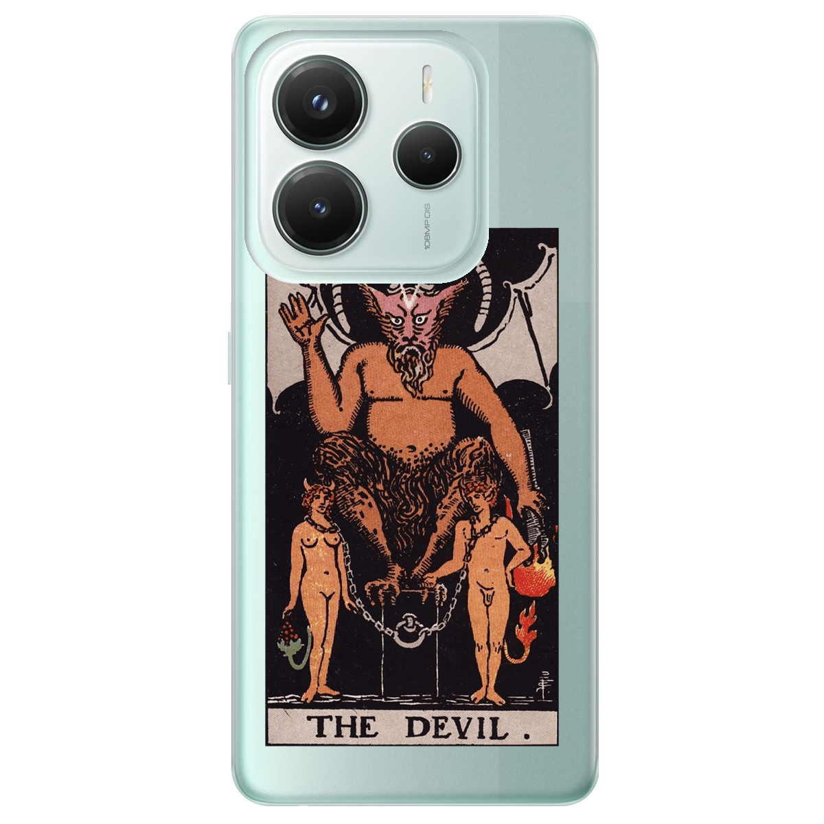 Чохол для Xiaomi Redmi Note 14 5G прозорий The Devil - фото 1 - Чохли для телефонів