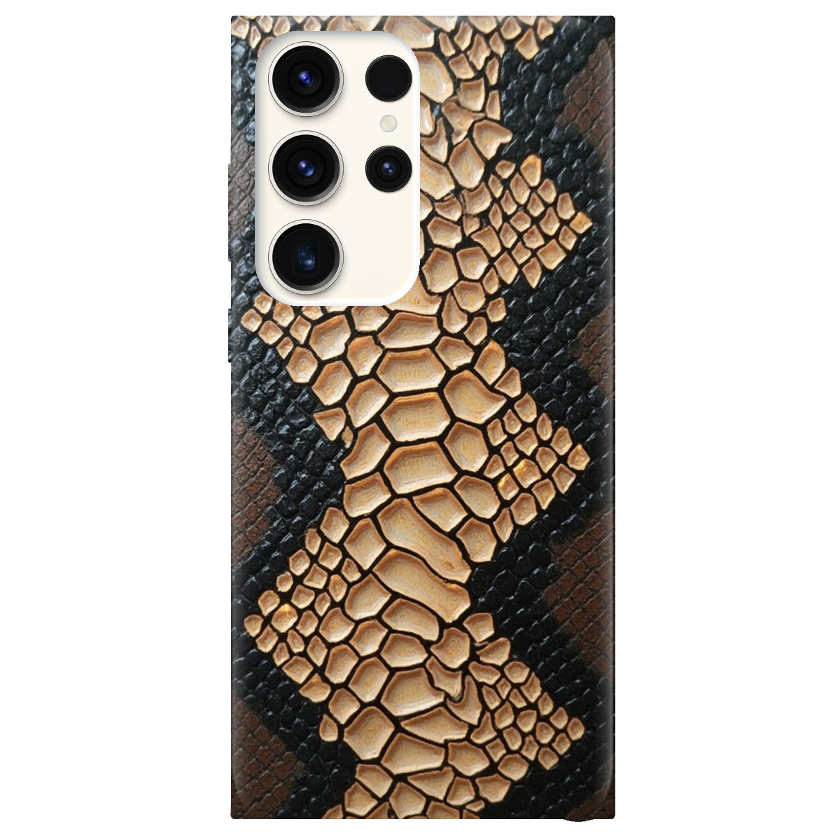 Чохол для Samsung Galaxy S24 Ultra прозорий Королівська змія - фото 1 - Чохли для телефонів