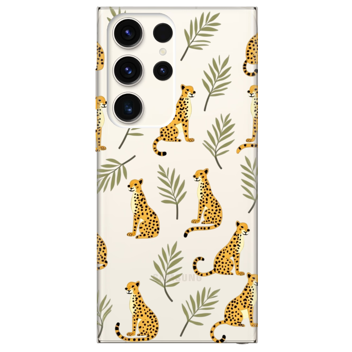 Чохол для Samsung Galaxy S24 Ultra прозорий Тропічна дикість - фото 1 - Чохли для телефонів
