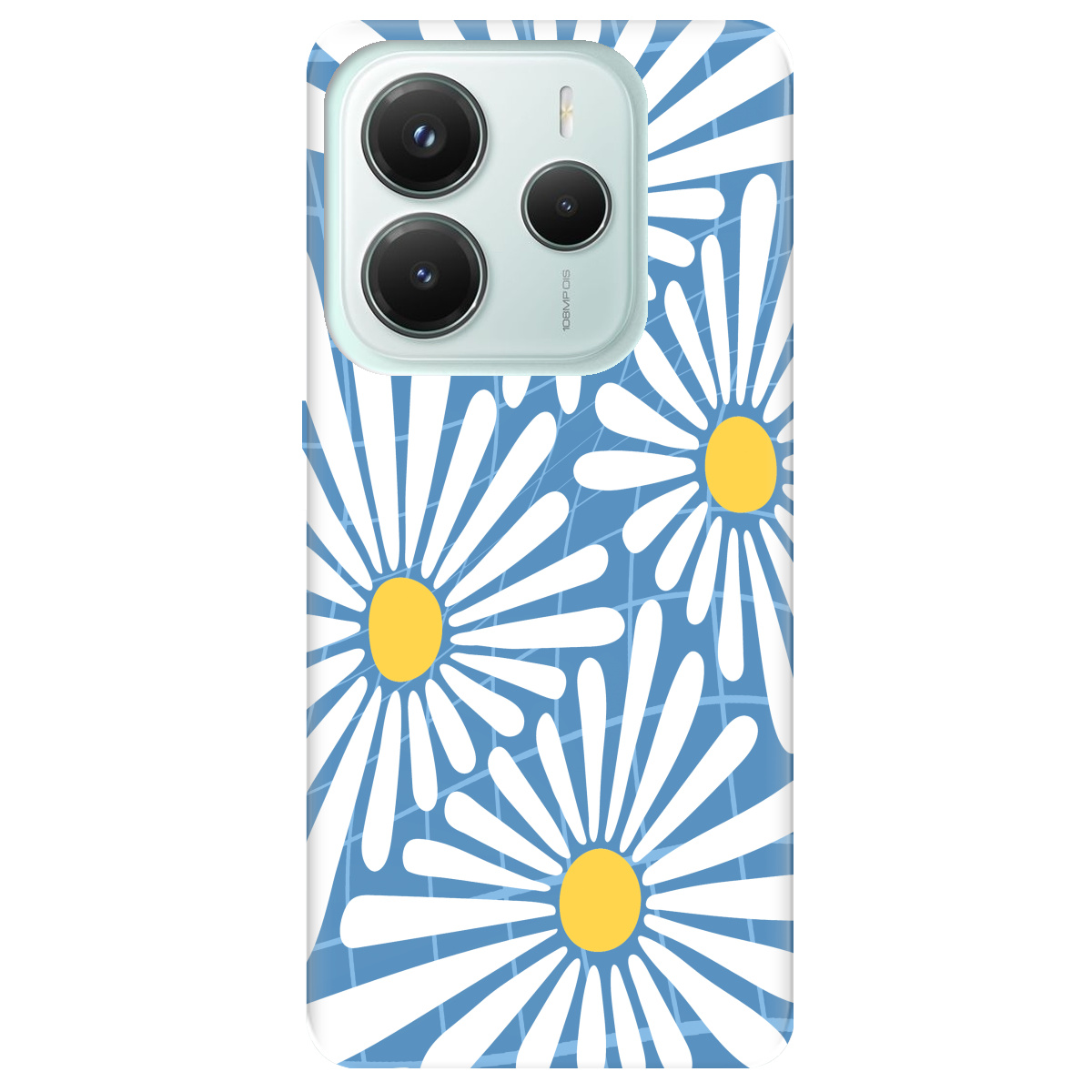 Чехол для Xiaomi Redmi Note 14 5G прозрачный Ромашковий настрій - фото 1 - Чехлы для телефонов