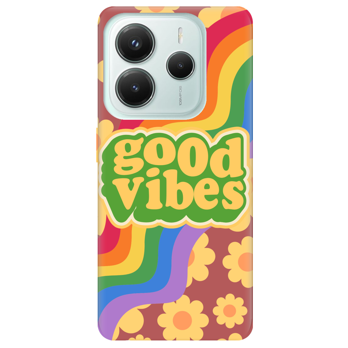 Чохол для Xiaomi Redmi Note 14 5G прозорий Good vibes - фото 1 - Чохли для телефонів