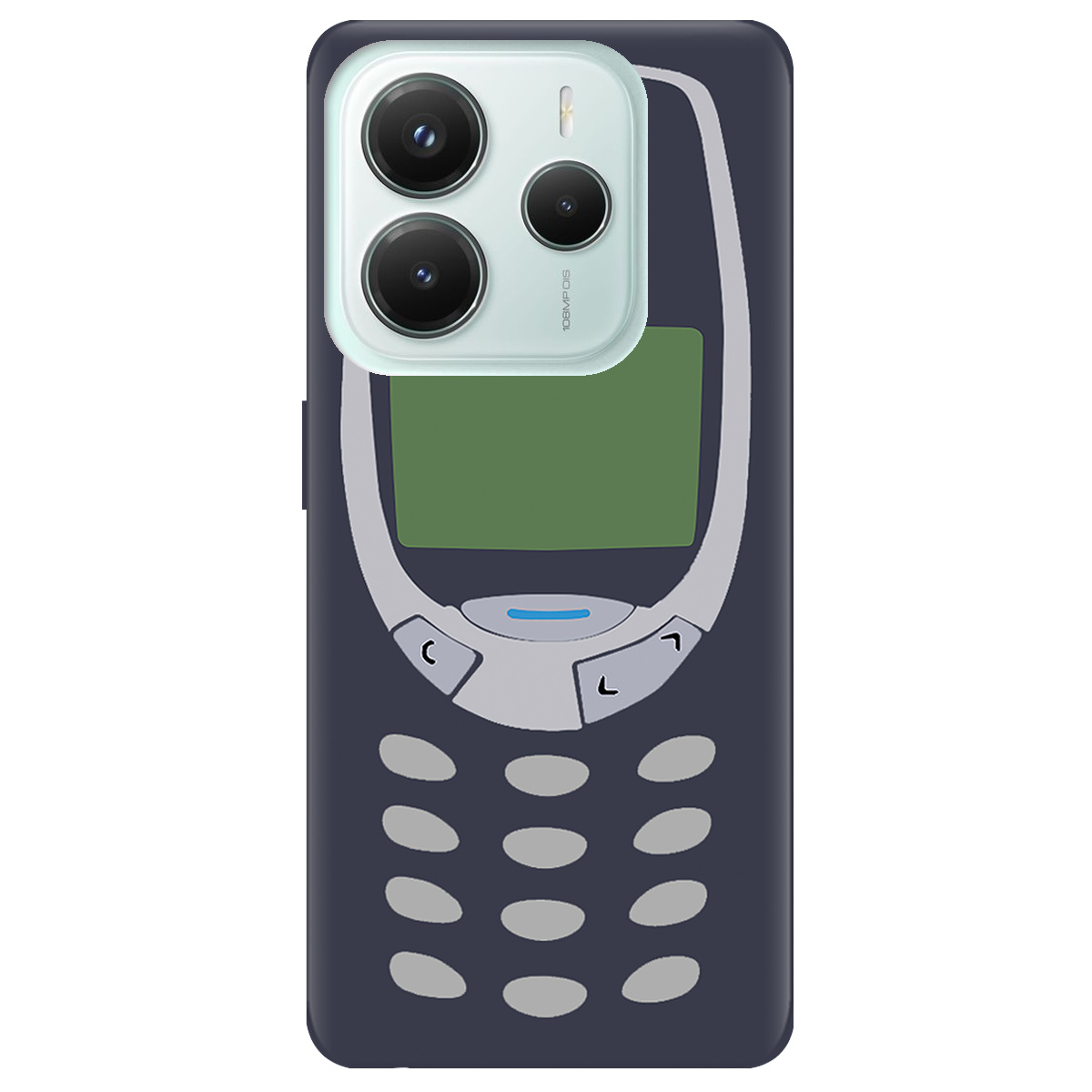 Чехол для Xiaomi Redmi Note 14 5G прозрачный Nokia - фото 1 - Чехлы для телефонов