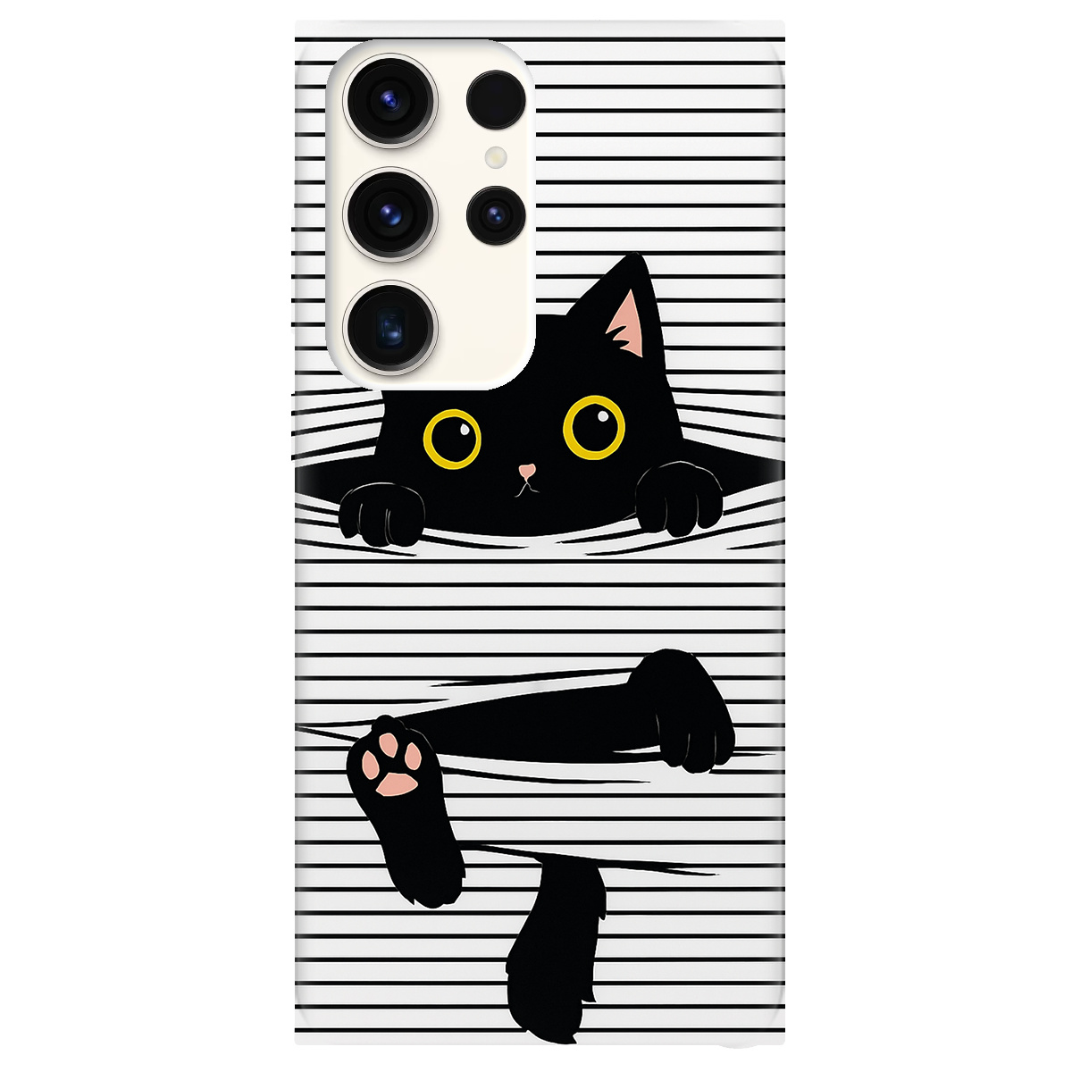 Чехол для Samsung Galaxy S24 Ultra прозрачный Котопастка - фото 1 - Чехлы для телефонов