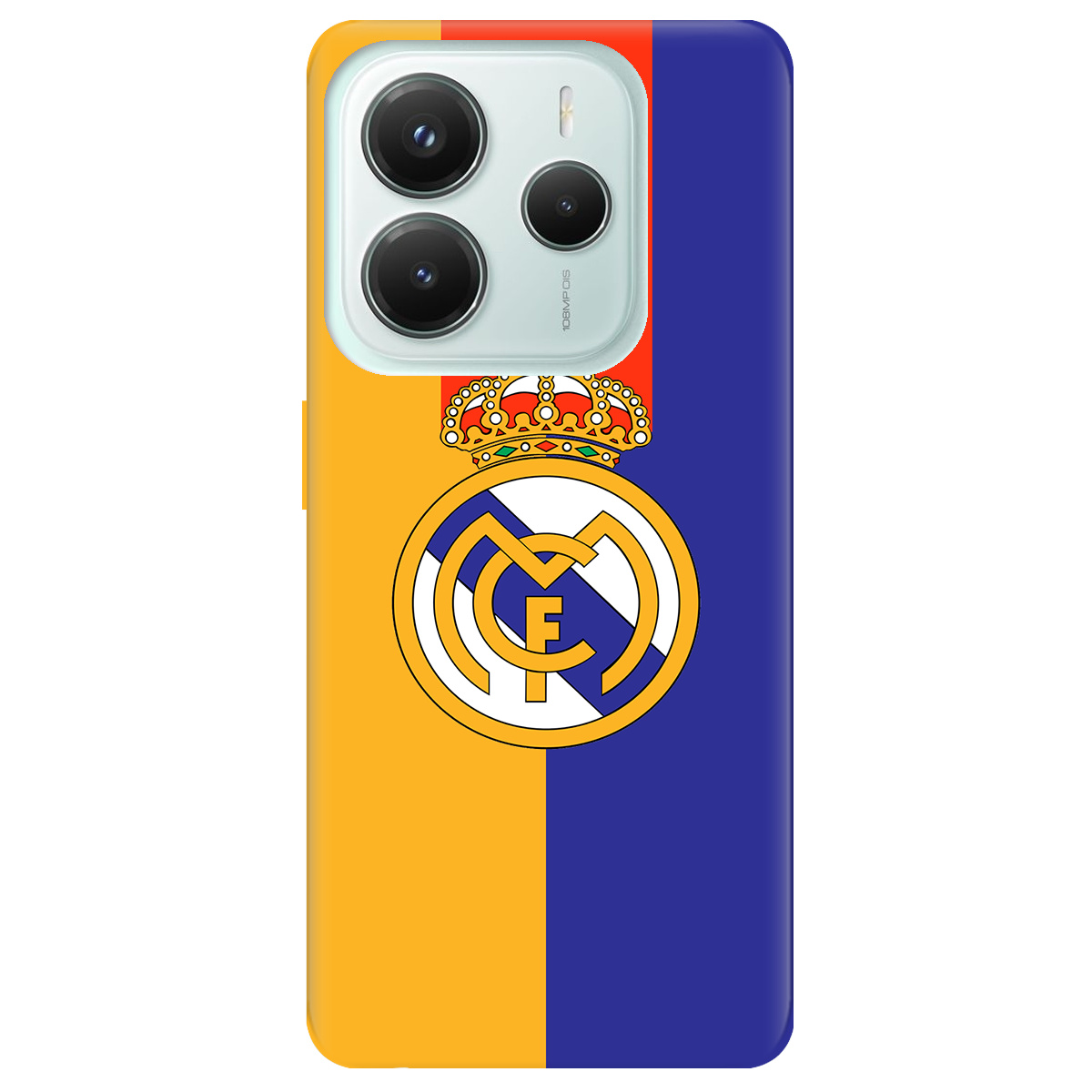 Чохол для Xiaomi Redmi Note 14 5G прозорий Real Madrid - фото 1 Чохол для Xiaomi Redmi Note 14 5G прозорий Real Madrid - фото 1 - Чохли для телефонів