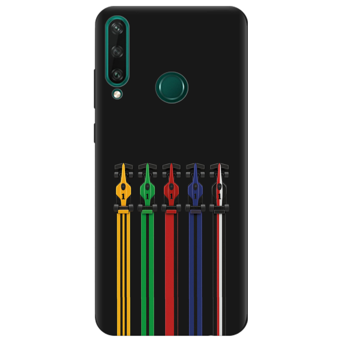 Чехол для Huawei Y6p черный матовый soft touch Рев двигателей - фото 1 Чехол для Huawei Y6p черный матовый soft touch Рев двигателей - фото 1 - Чехлы для телефонов