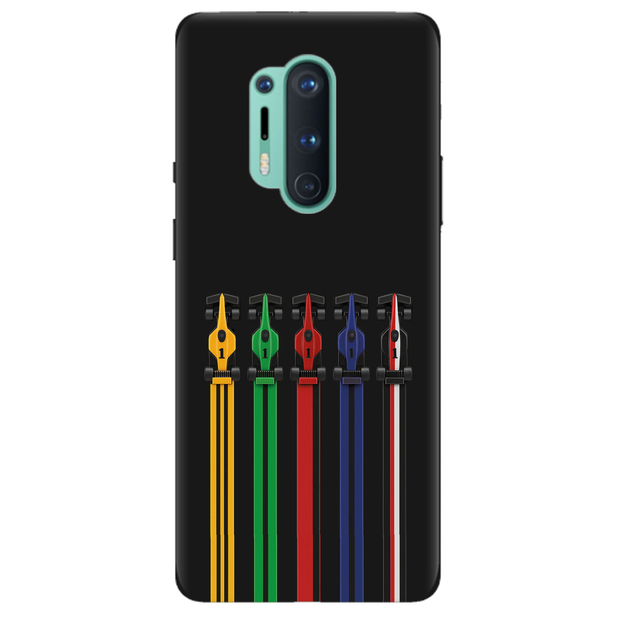 Чехол для OnePlus 8 Pro черный матовый soft touch Рев двигателей - фото 1 Чехол для OnePlus 8 Pro черный матовый soft touch Рев двигателей - фото 1 - Чехлы для телефонов