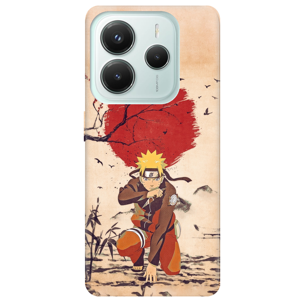 Чехол для Xiaomi Redmi Note 14 5G прозрачный Наруто - фото 1 - Чехлы для телефонов