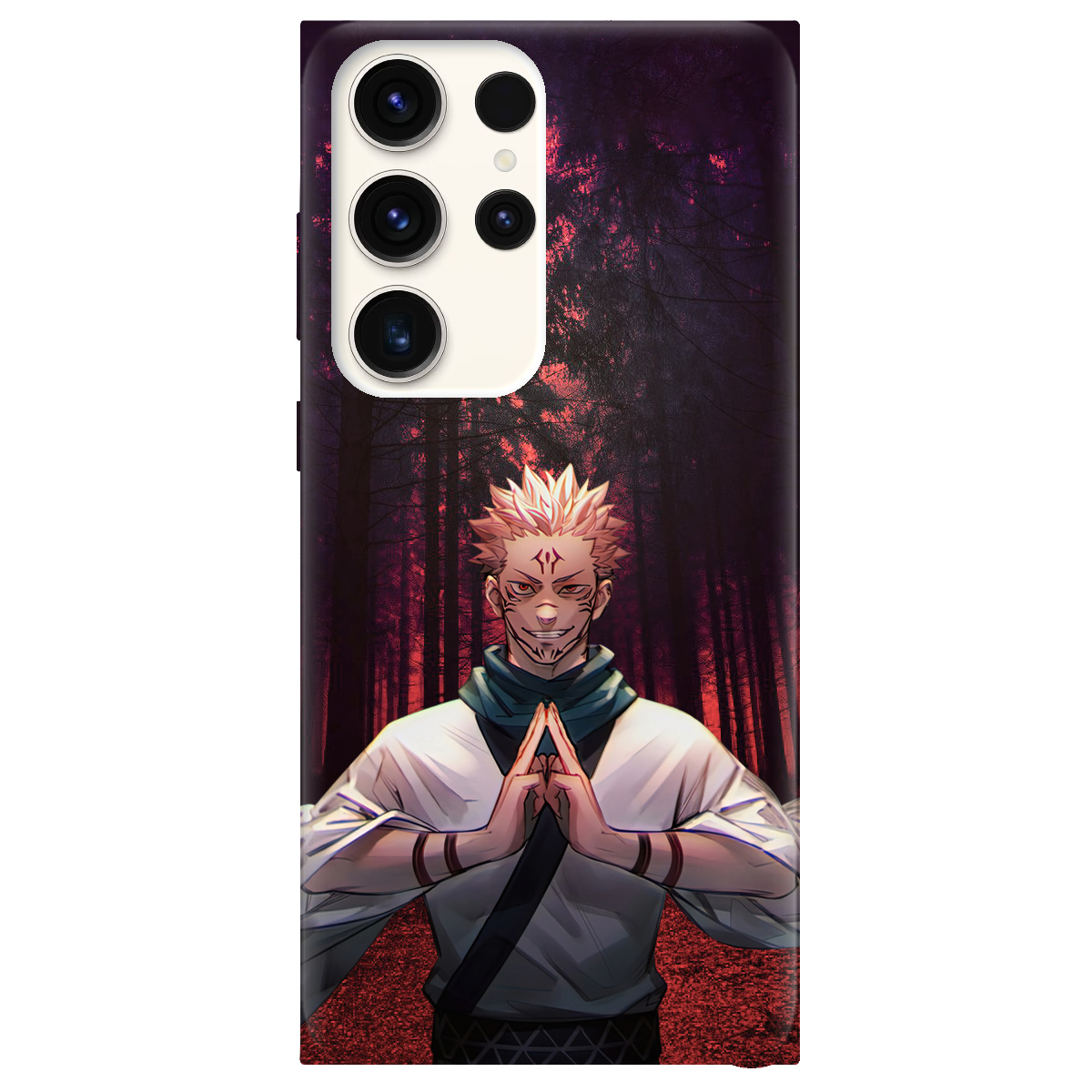 Чехол для Samsung Galaxy S24 Ultra прозрачный Сукуна - фото 1 - Чехлы для телефонов