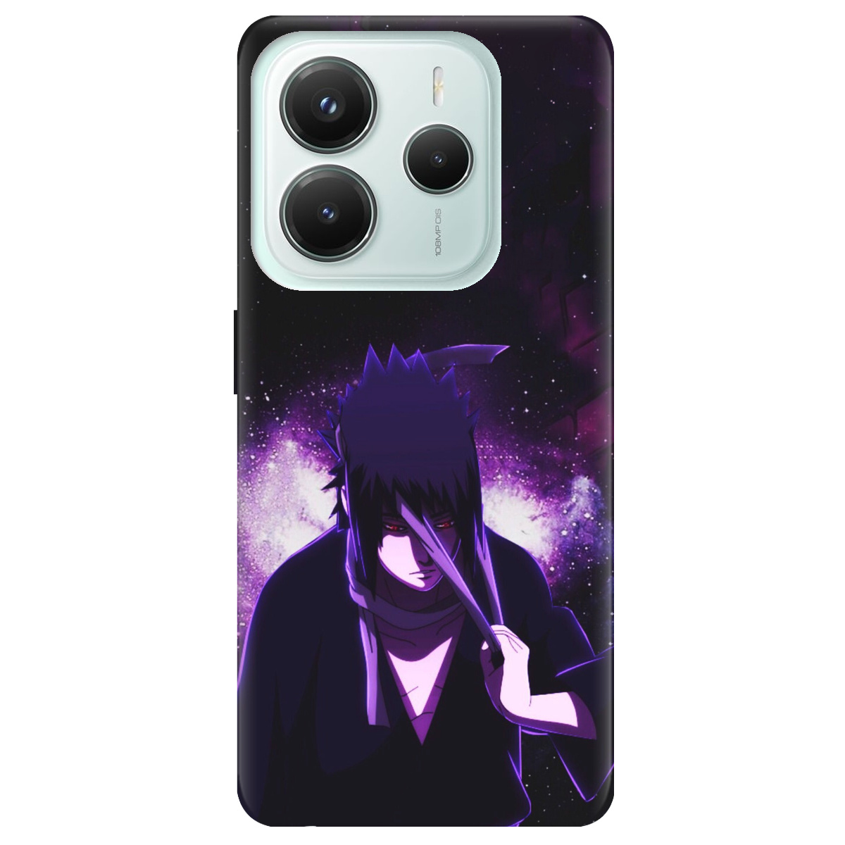 Чехол для Xiaomi Redmi Note 14 5G прозрачный Сасуке - фото 1 - Чехлы для телефонов