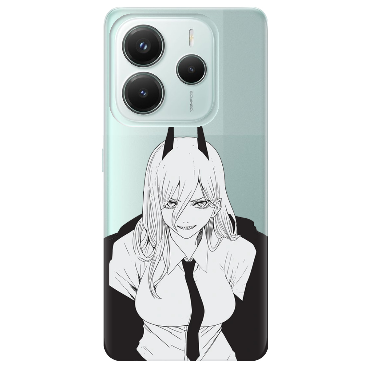 Чехол для Xiaomi Redmi Note 14 5G прозрачный Power - фото 1 - Чехлы для телефонов