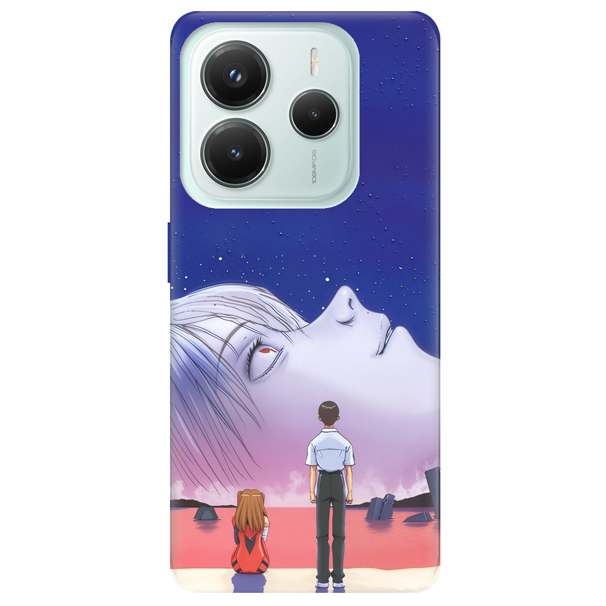 Чохол для Xiaomi Redmi Note 14 5G прозорий Neon Genesis - фото 1 - Чохли для телефонів