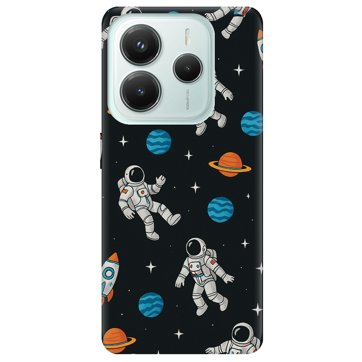 Чехол для Xiaomi Redmi Note 14 5G прозрачный Космический вайб - фото 1 Чехол для Xiaomi Redmi Note 14 5G прозрачный Космический вайб - фото 1 - Чехлы для телефонов