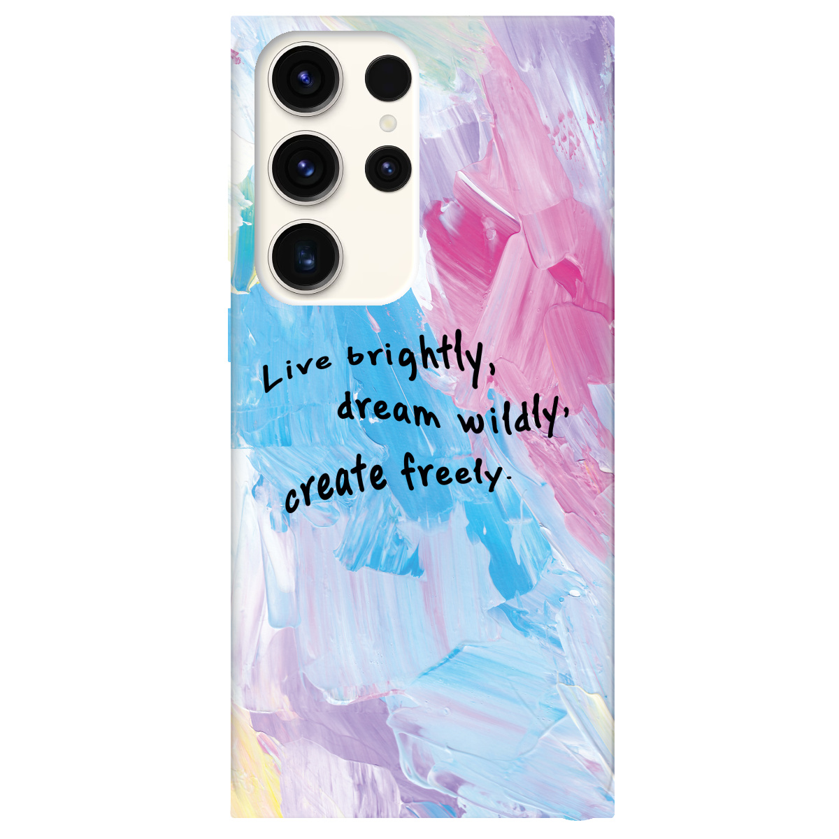 Чохол для Samsung Galaxy S24 Ultra прозорий Живи яскраво - фото 1 - Чохли для телефонів