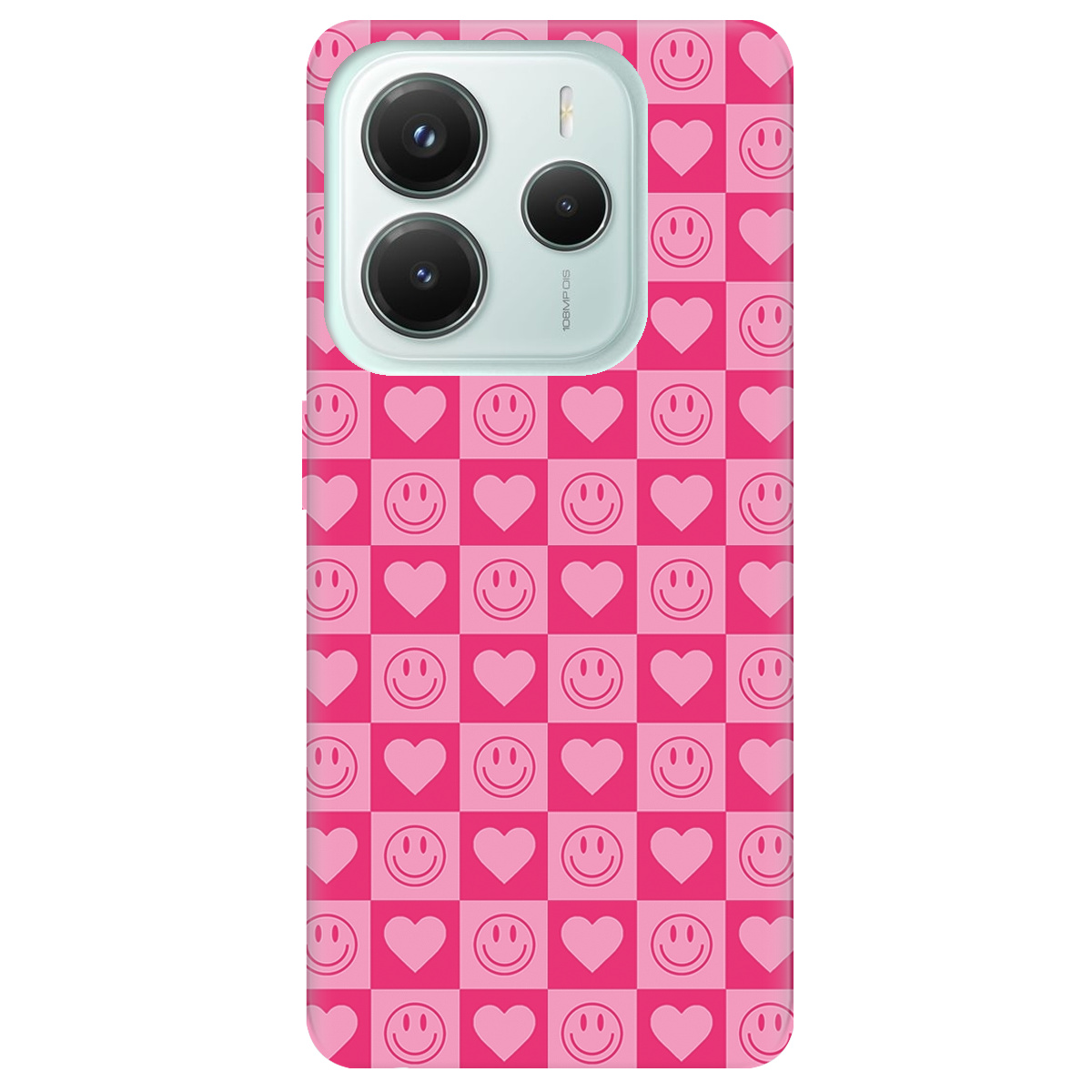 Чохол для Xiaomi Redmi Note 14 5G прозорий ХепіЛав - фото 1 - Чохли для телефонів