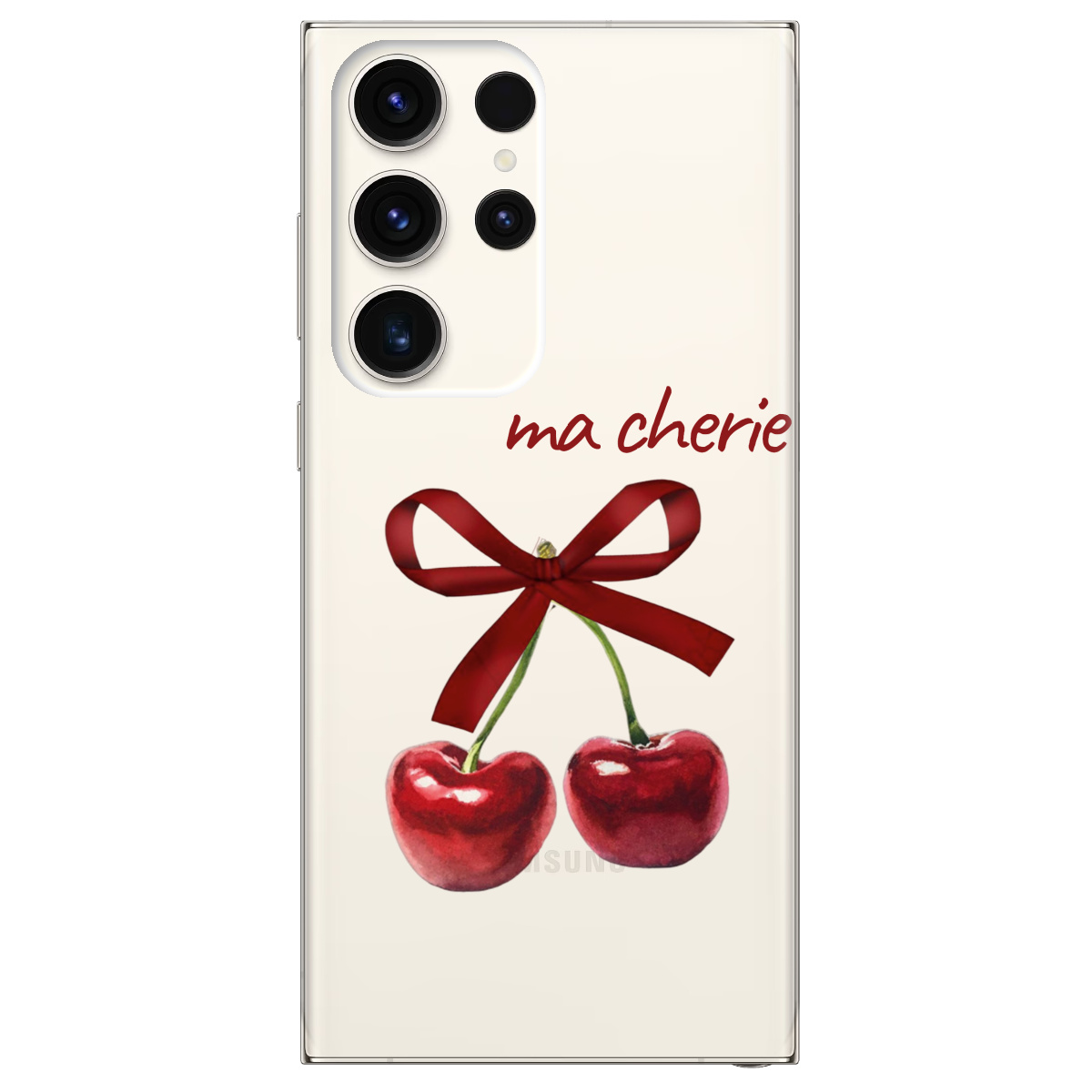 Чохол для Samsung Galaxy S24 Ultra прозорий Ma cherie - фото 1 - Чохли для телефонів