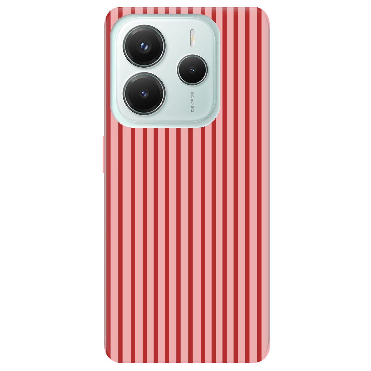 Чехол для Xiaomi Redmi Note 14 5G прозрачный Розовая симметрия - фото 1 - Чехлы для телефонов