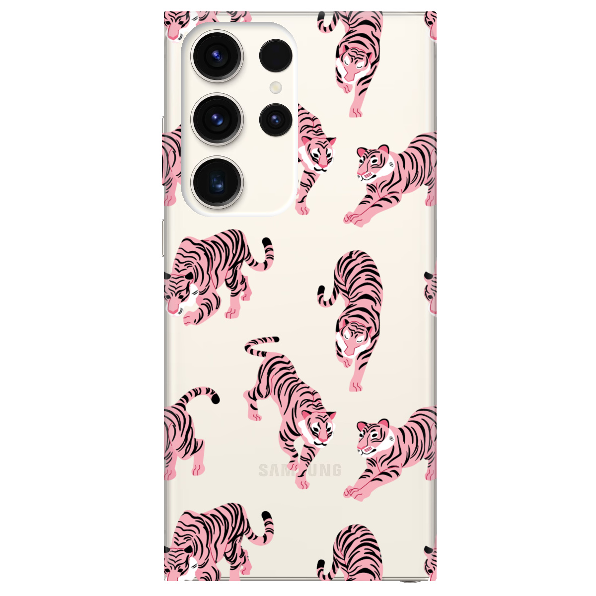 Чехол для Samsung Galaxy S24 Ultra прозрачный Хищный шарм - фото 1 - Чехлы для телефонов