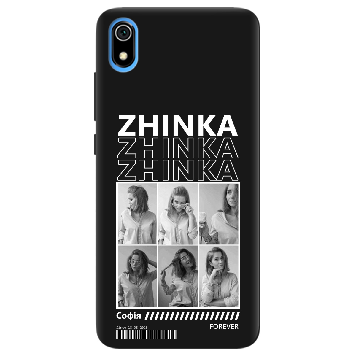 Чехол для Xiaomi Redmi 7A черный матовый soft touch Zhinka (с вашими фото) - фото 1 Чехол для Xiaomi Redmi 7A черный матовый soft touch Zhinka (с вашими фото) - фото 1 - Чехлы для телефонов