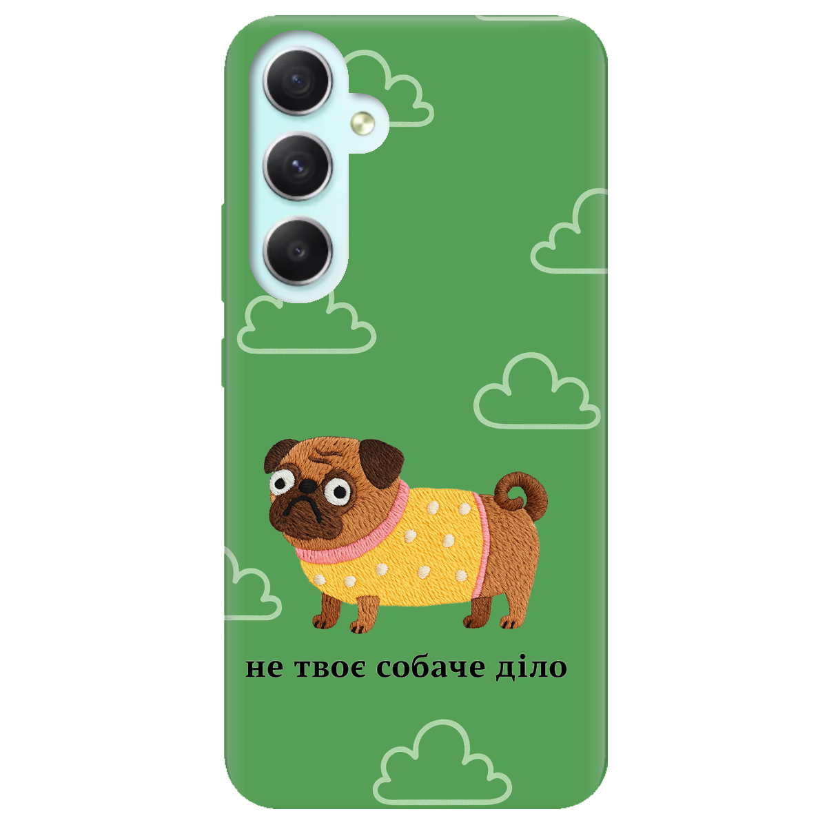 Чохол для Samsung Galaxy A34 прозорий Не твоє діло - фото 1 - Чохли для телефонів