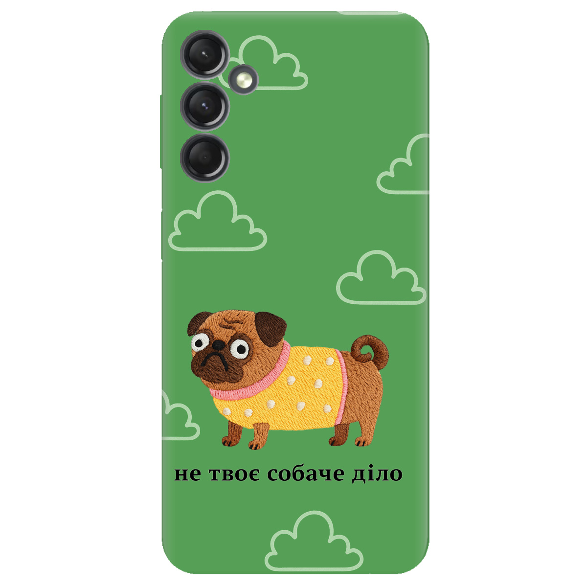 Чохол для Samsung Galaxy A25 прозорий Не твоє діло - фото 1 - Чохли для телефонів