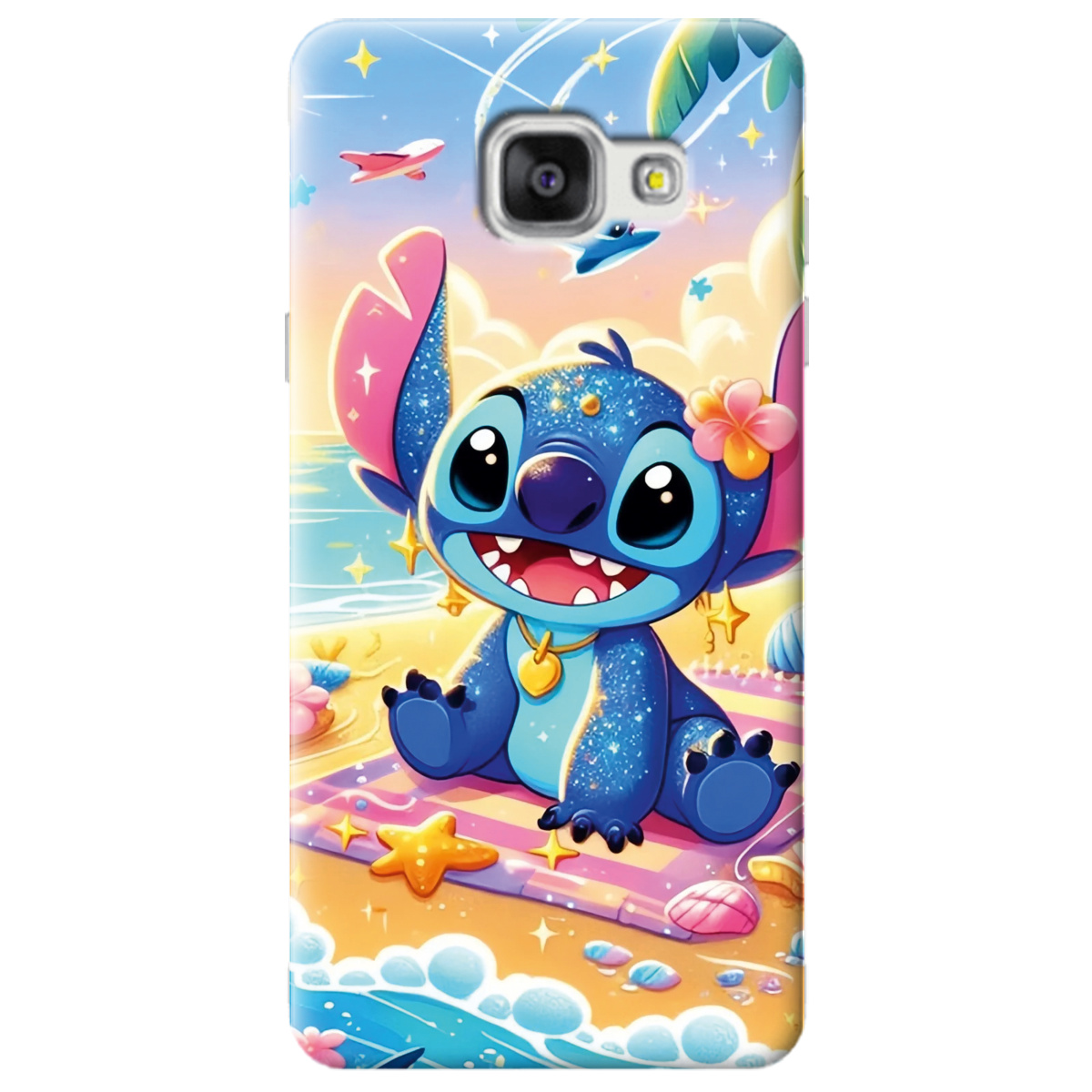 Чехол для Samsung Galaxy A5 2016 прозрачный Тропический озорник - фото 1 - Чехлы для телефонов