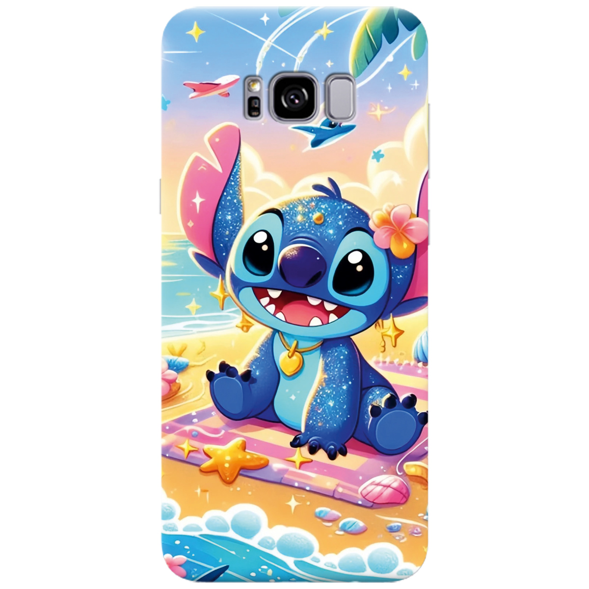 Чехол для Samsung Galaxy S8 Plus прозрачный Тропический озорник - фото 1 - Чехлы для телефонов